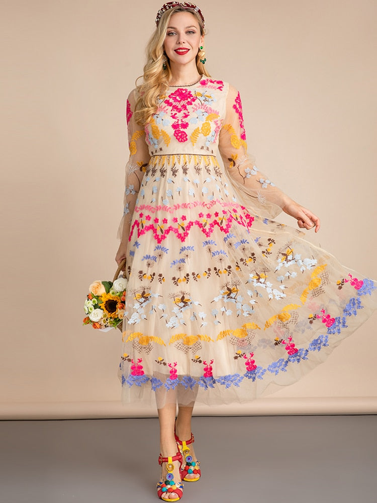 Agatha Embroidered Dress