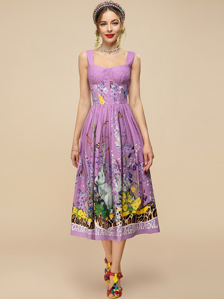 Lavender Color Agatha Dress